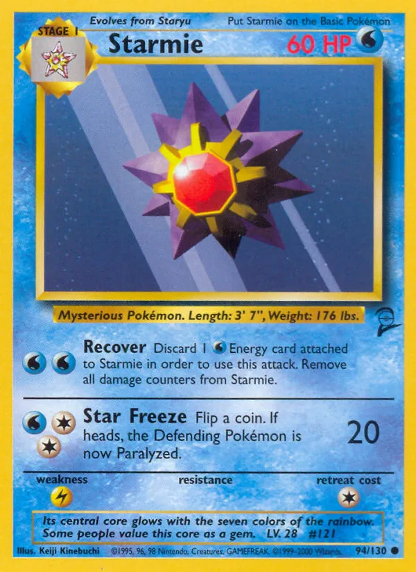 Starmie #94, Base Set 2