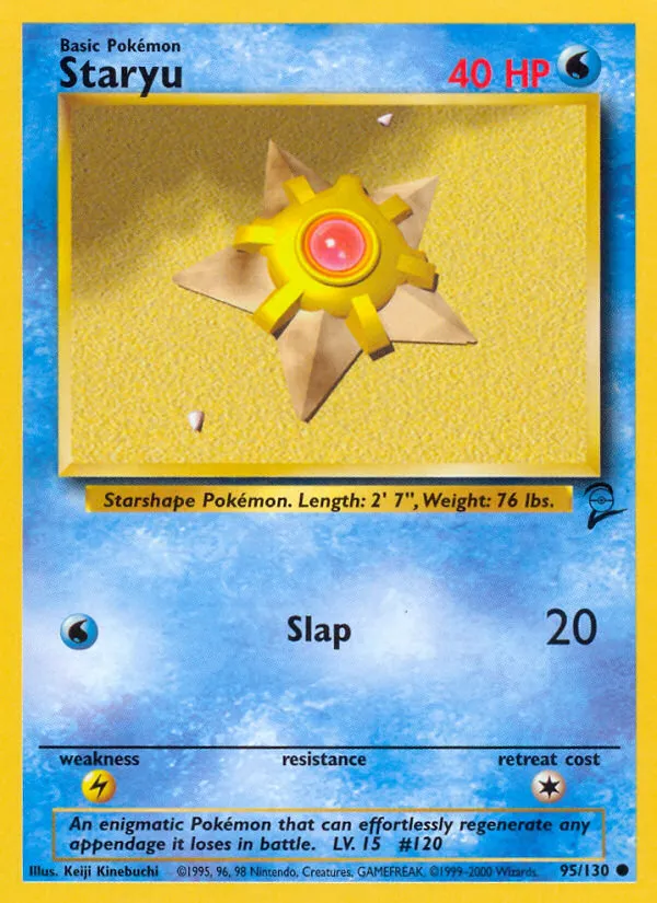 Staryu #95, Base Set 2