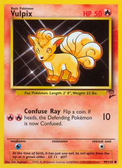 Vulpix #99, Standard