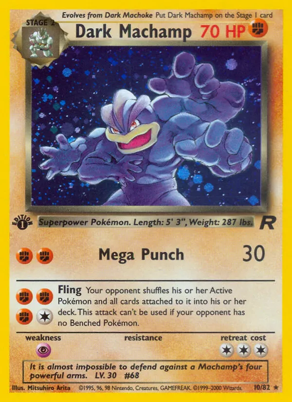 Dark Machamp #10, Team Rocket