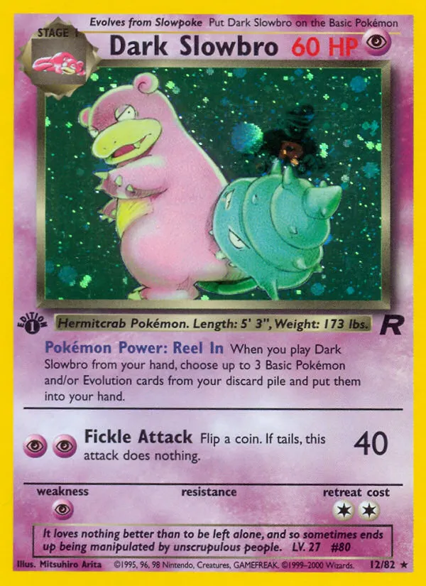 Dark Slowbro #12, Team Rocket