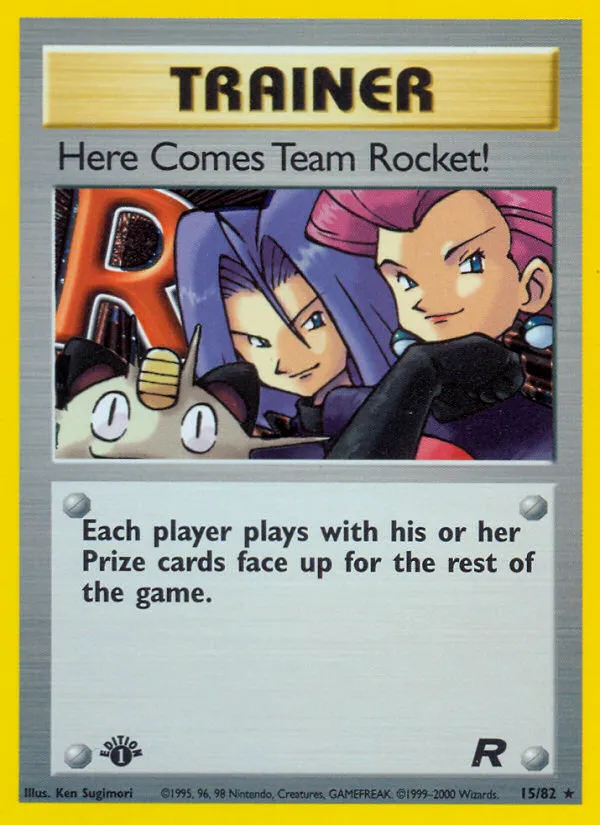 Here Comes Team Rocket! #15, Team Rocket 1st Edition