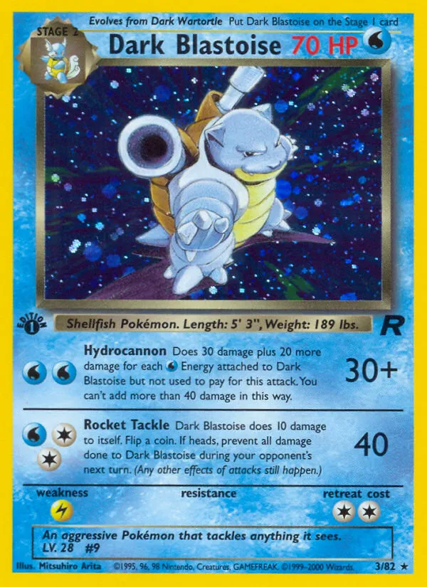 Dark Blastoise #3, Team Rocket