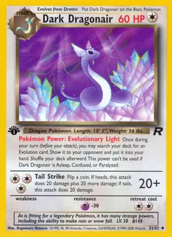 Dark Dragonair #33, 1st Edition
