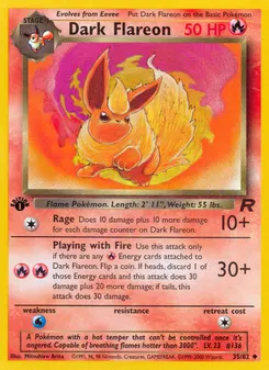 Dark Flareon #35, 1st Edition