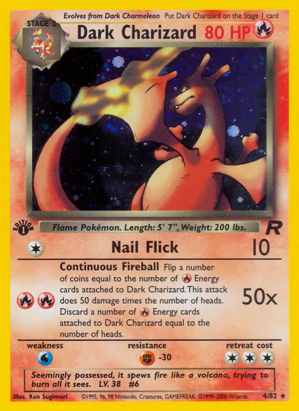 Dark Charizard #4, Team Rocket