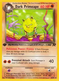 Dark Primeape #43, 1st Edition