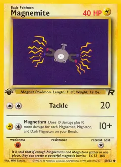 Magnemite #60, 1st Edition