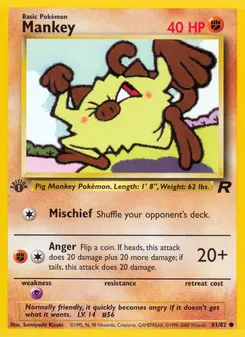 Mankey #61, 1st Edition