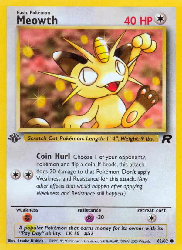Meowth #62, Team Rocket