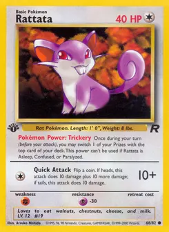 Rattata #66, 1st Edition