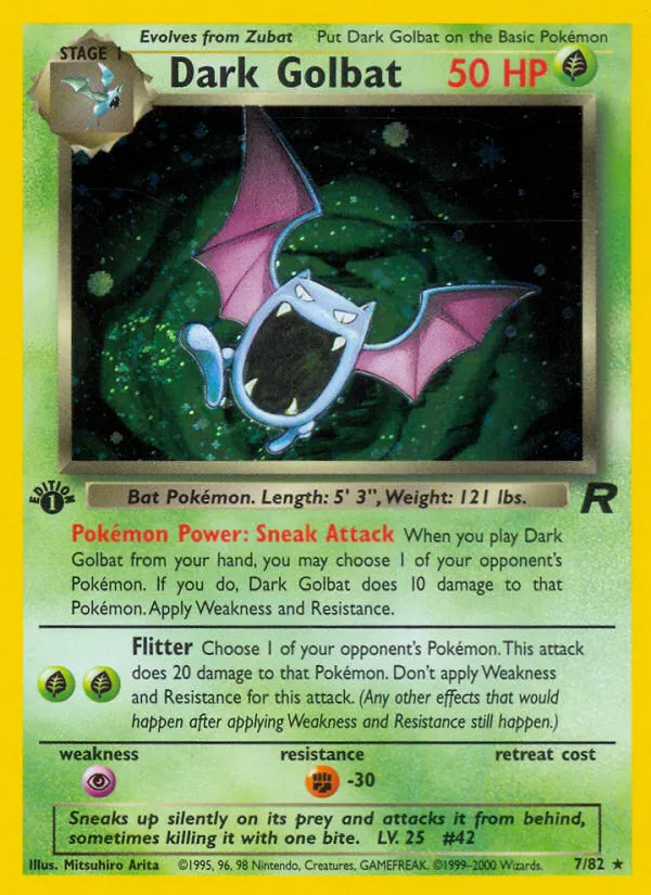 Dark Golbat #7, Team Rocket
