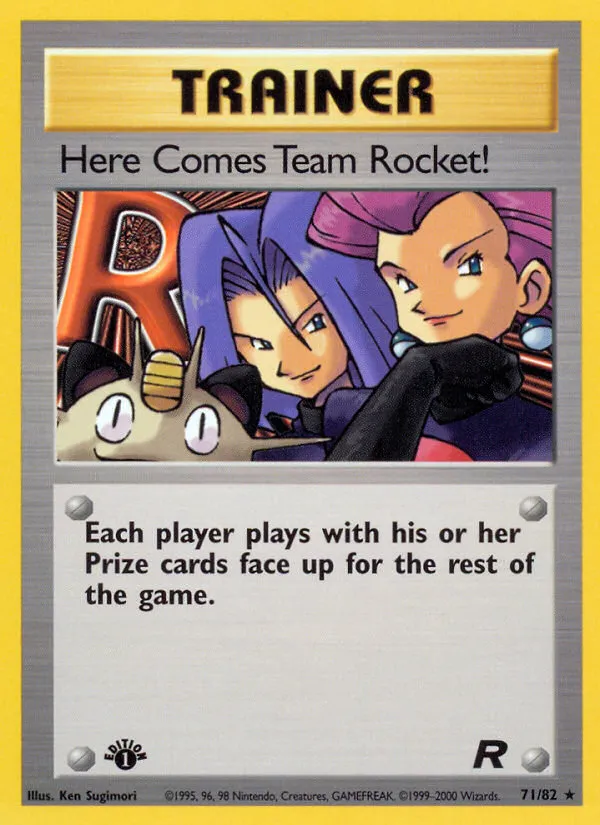 Here Comes Team Rocket! #71, Team Rocket 1st Edition