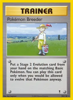 Pokémon Breeder #102, Reverse Foil