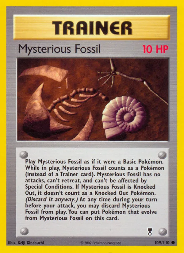 Mysterious Fossil #109, Legendary Collection Reverse Foil