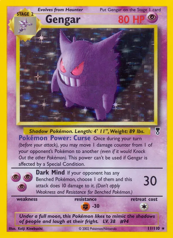Gengar #11, Legendary Collection