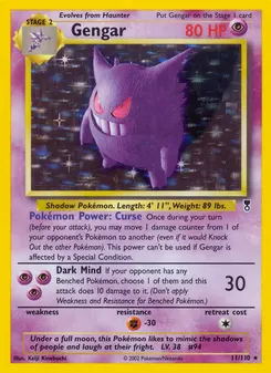 Gengar #11, Reverse Foil