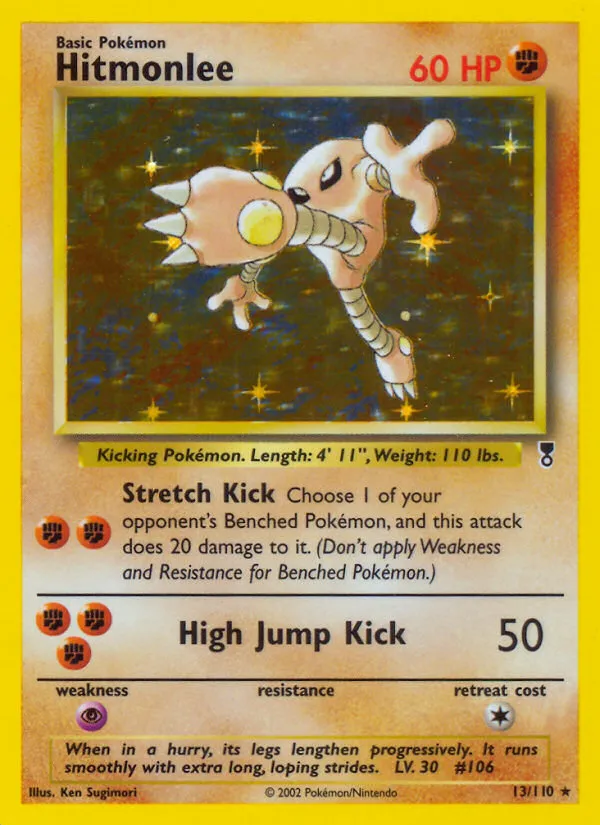 Hitmonlee #13, Legendary Collection Reverse Foil