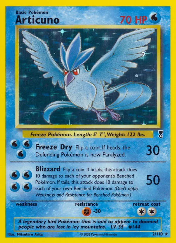 Articuno #2, Legendary Collection Reverse Foil