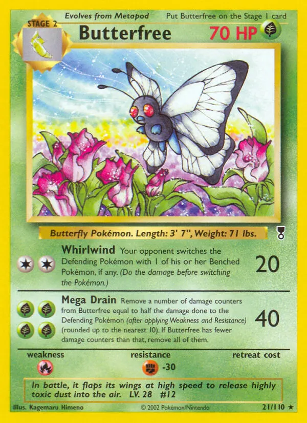 Butterfree #21, Legendary Collection