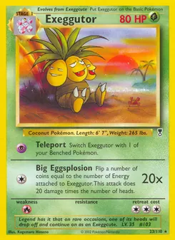 Exeggutor #23, Reverse Foil