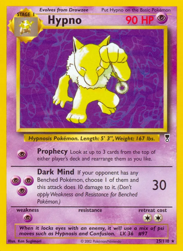 Hypno #25, Legendary Collection Reverse Foil