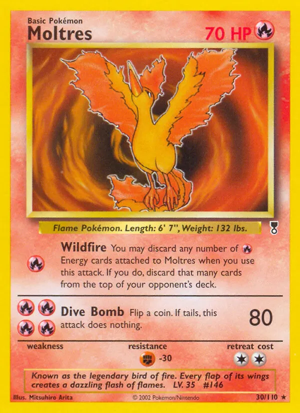 Moltres #30, Legendary Collection