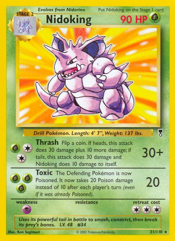 Nidoking #31, Legendary Collection