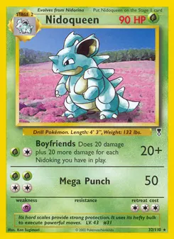 Nidoqueen #32, Reverse Foil