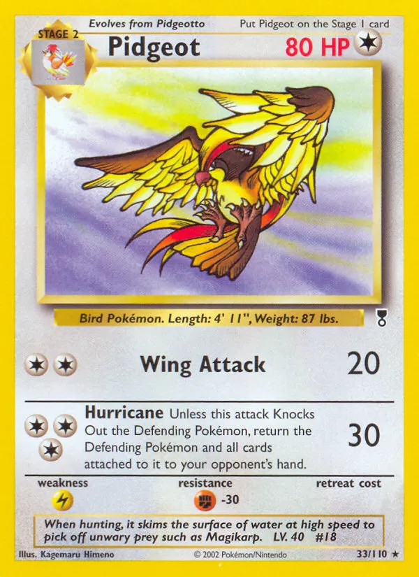 Pidgeot #33, Legendary Collection