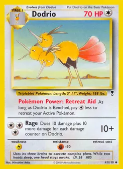 Dodrio #41, Reverse Foil