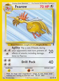 Fearow #42, Reverse Foil