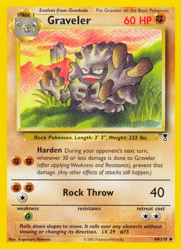 Graveler #44, Legendary Collection