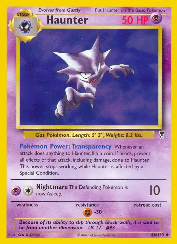 Haunter #46, Legendary Collection