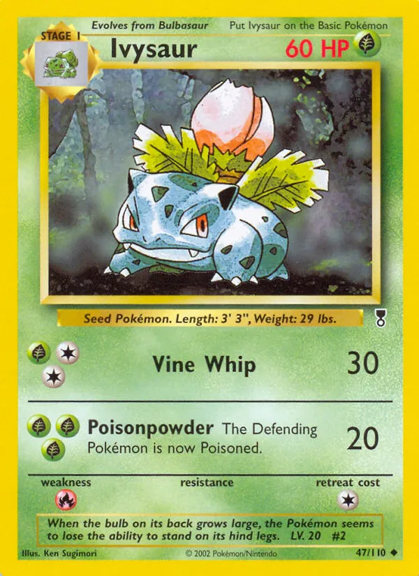 Ivysaur #47, Legendary Collection Reverse Foil