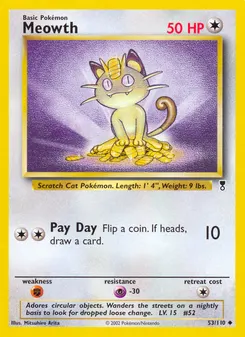 Meowth #53, Reverse Foil