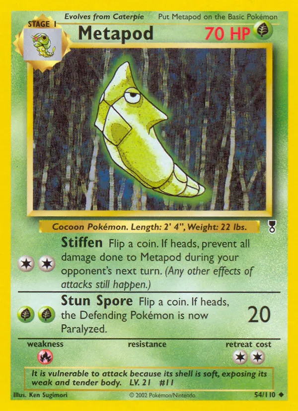 Metapod #54, Legendary Collection