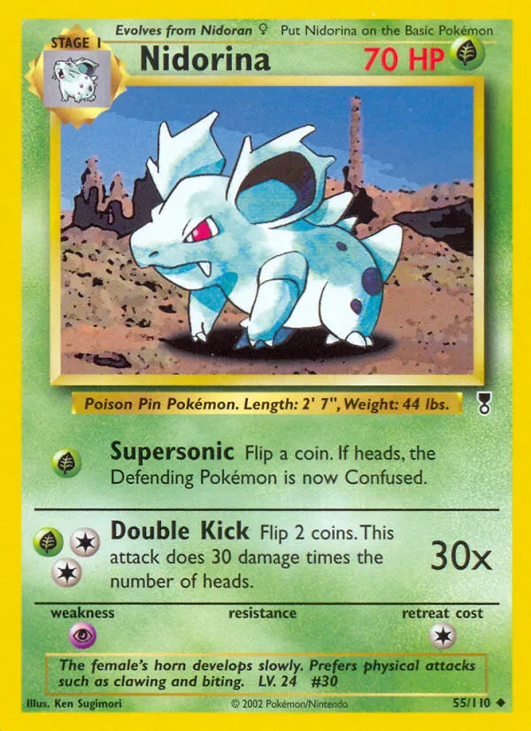 Nidorina #55, Legendary Collection