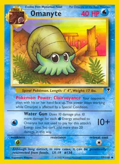 Omanyte #57, Reverse Foil