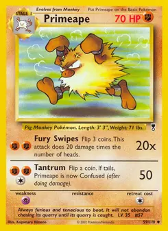Primeape #59, Reverse Foil