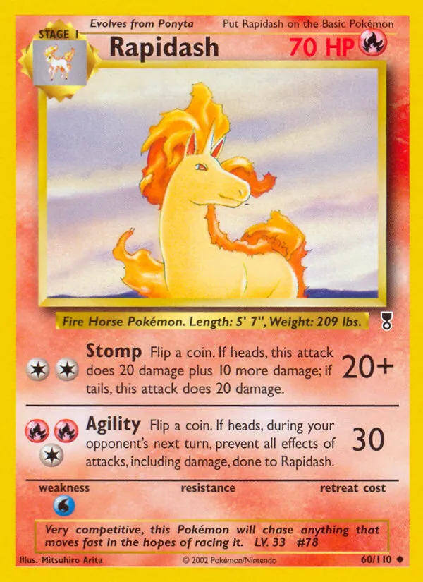 Rapidash #60, Legendary Collection