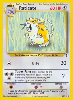 Raticate #61, Reverse Foil