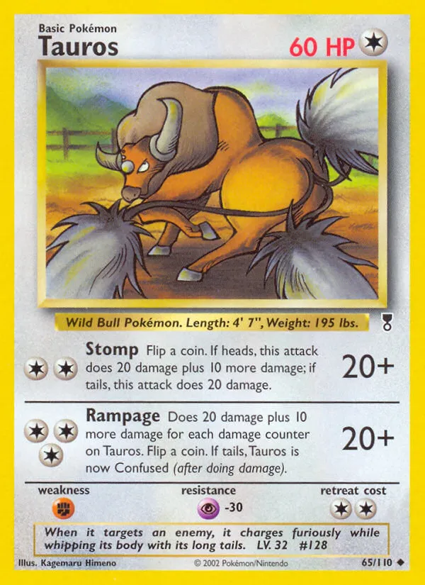 Tauros #65, Legendary Collection