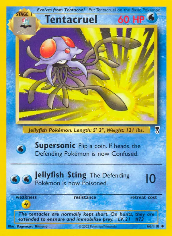 Tentacruel #66, Legendary Collection Reverse Foil