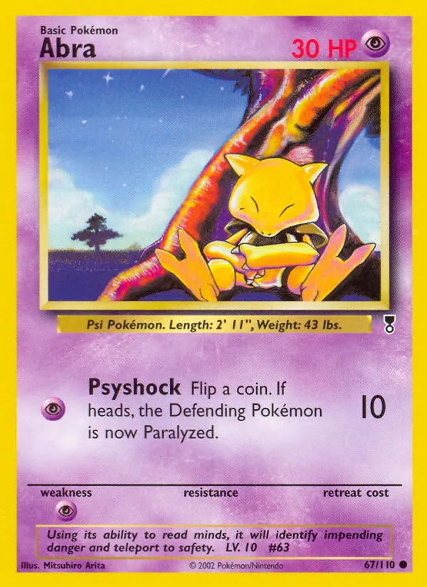 Abra #67, Legendary Collection