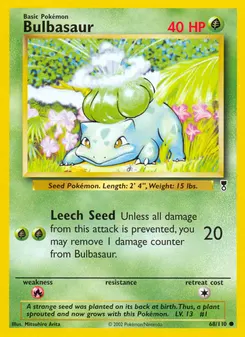 Bulbasaur #68, Reverse Foil