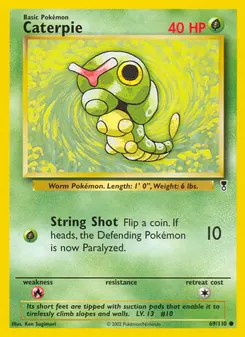 Caterpie #69, Reverse Foil