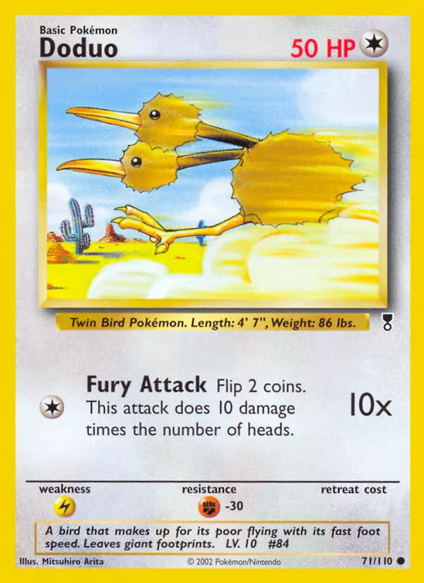 Doduo #71, Legendary Collection