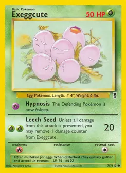 Exeggcute #75, Reverse Foil