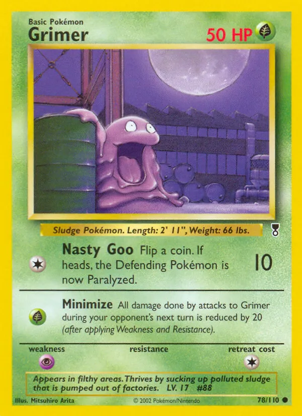 Grimer #78, Legendary Collection Reverse Foil